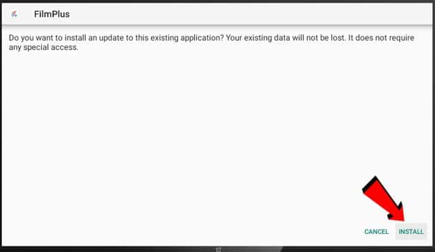 install Filmplus on TV
